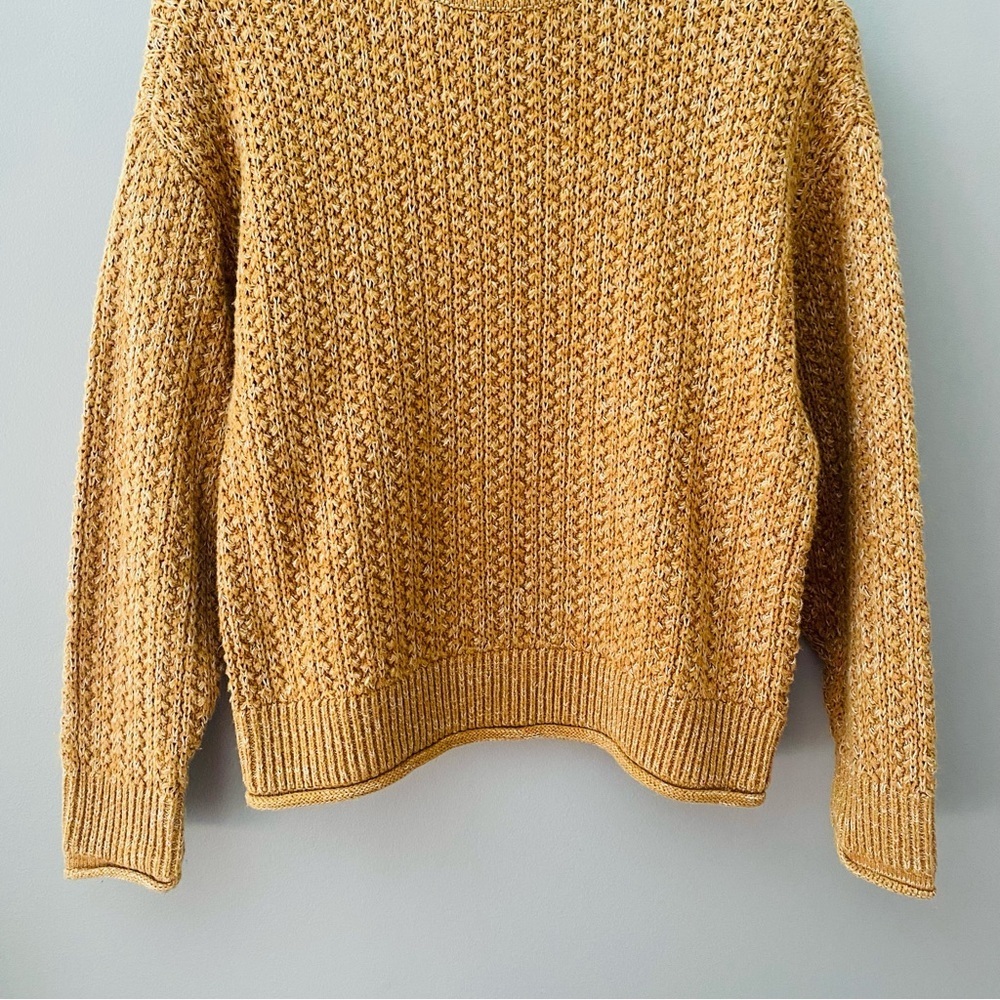 Universal Thread Pullover Knit Sweater Yellow/Ora… - image 3